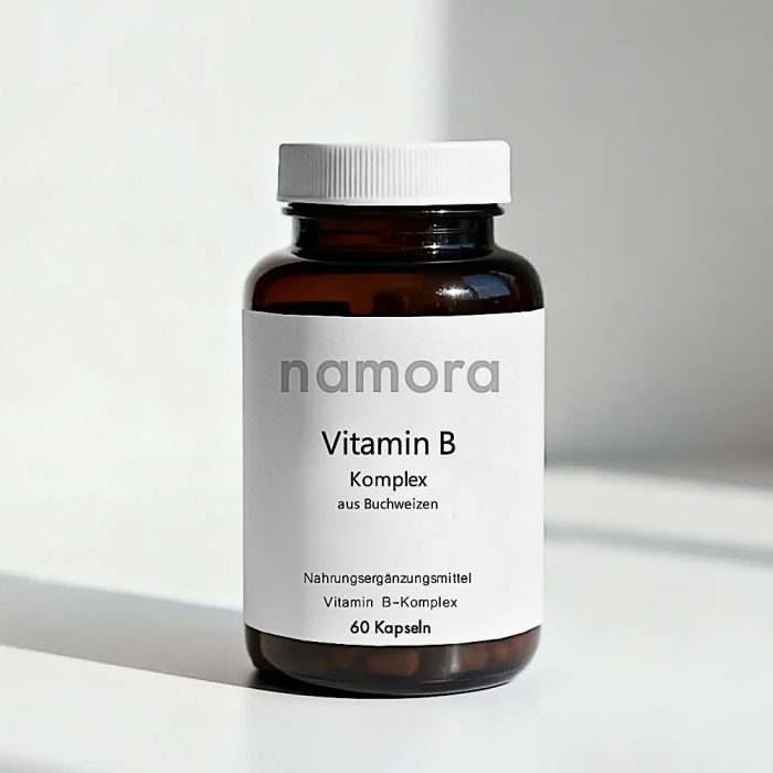 Vitamin B Komplex mit Buchweizen und Methylcobalamin 60 Kapseln in Dose